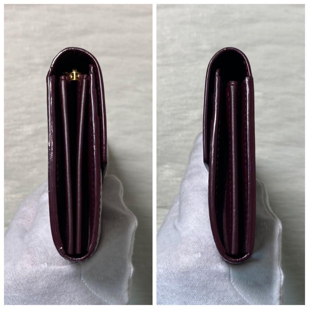 LOUIS VUITTON ヴィトン モノグラムヴェルニ ポルトフォイユ サラ