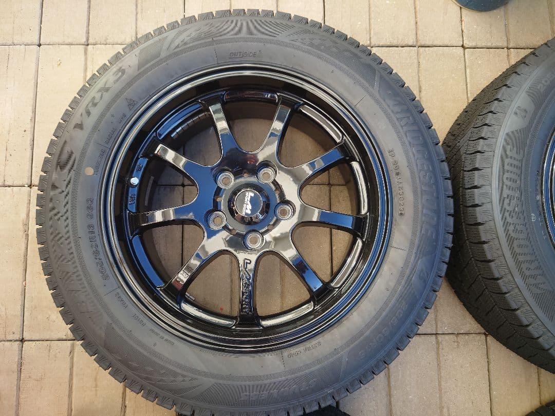 送料込み 205/60R16 VRX3 スタッドレス　アルミホイールセット 4本