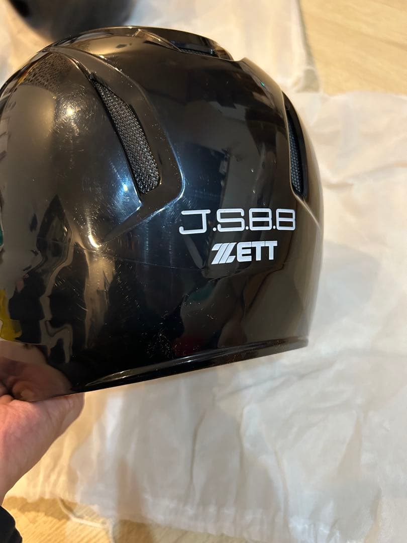 野球　ヘルメット　ZETT JSBB ブラック　6個セット