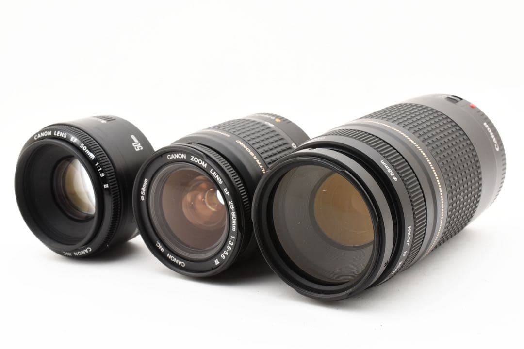 保証付き☆Canon EOS 5D Mark IV標準&望遠&単焦点レンズセット