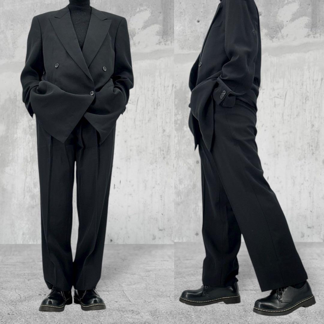 【高級】ARMANI アルマーニ　スーツ　セットアップ　ダブルジャケット　90s