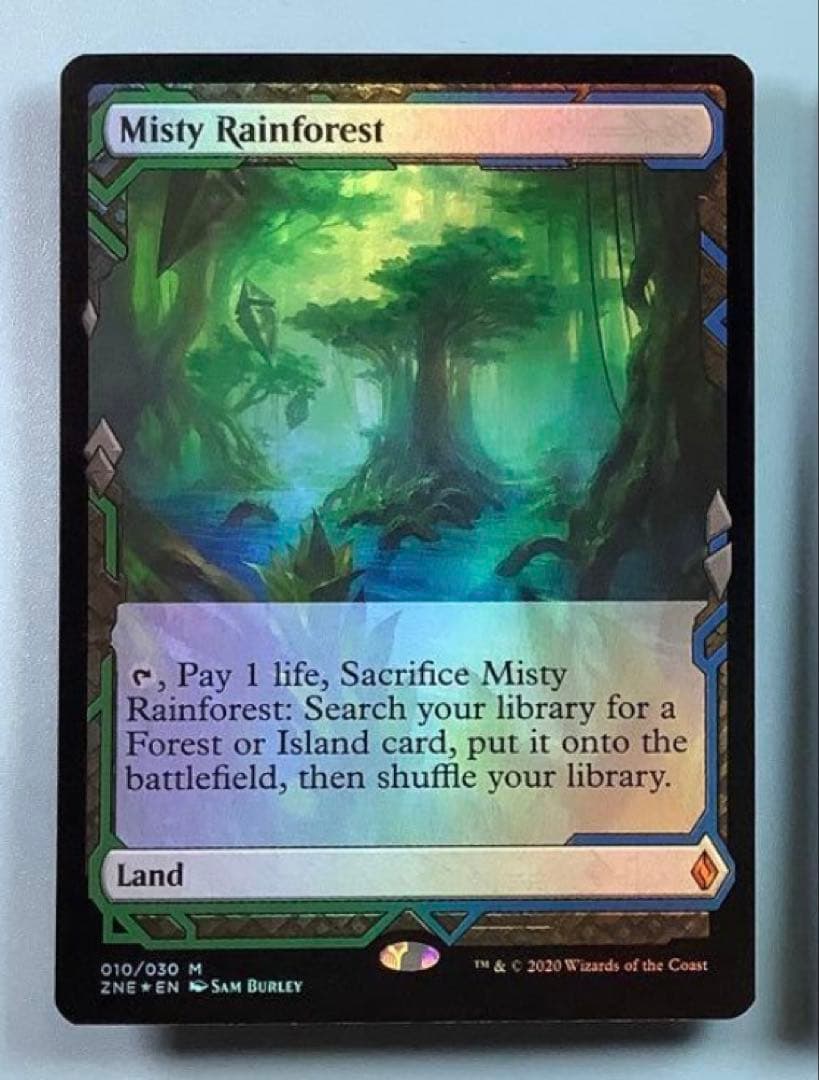 霧深い雨林　 ZNE英語foil