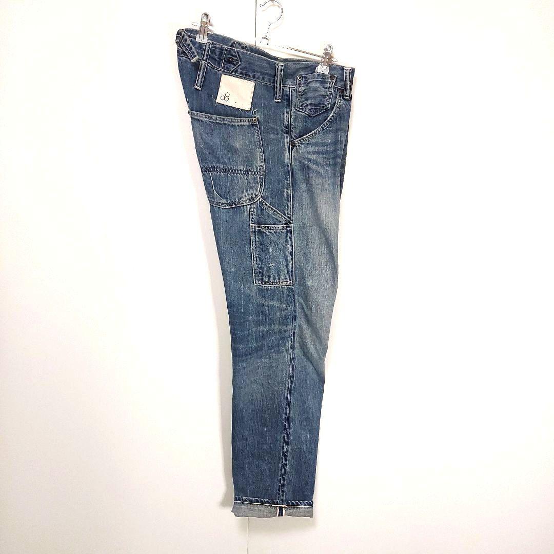 JOHNBULLライトオンスデニムビンテージ加工ペインターパンツ M 大戦