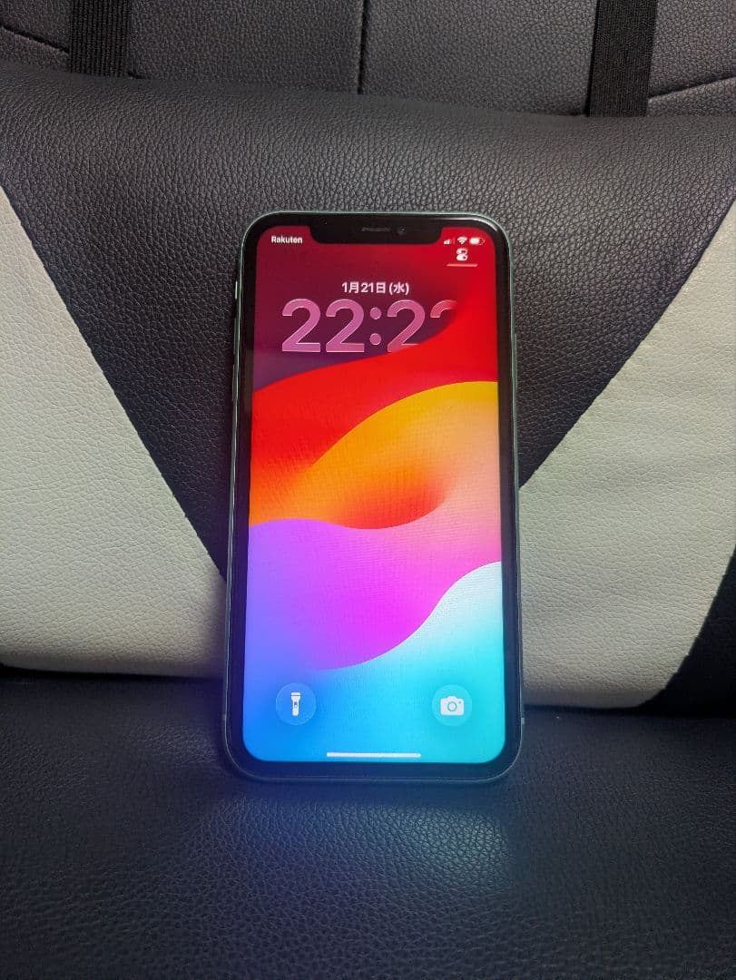 極美品　iPhone11 64gb SIMフリー　緑　グリーン　44