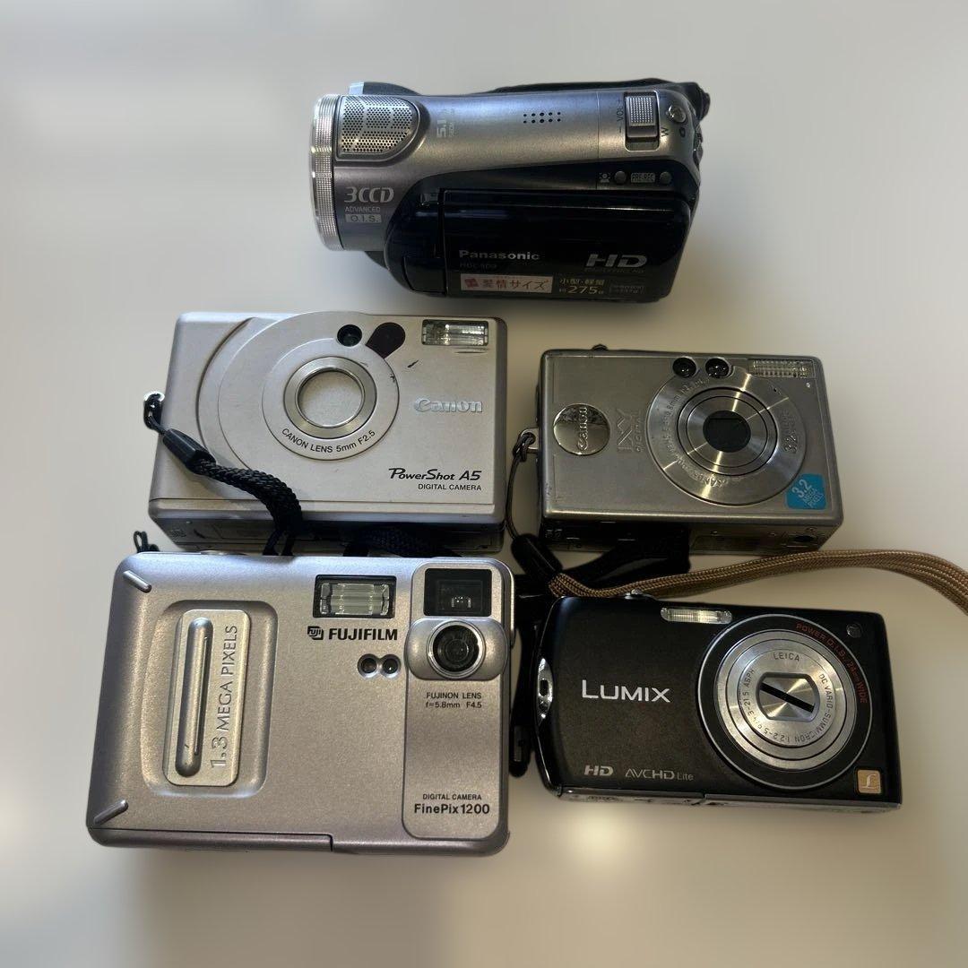 カメラとビデオカメラのセットジャンク