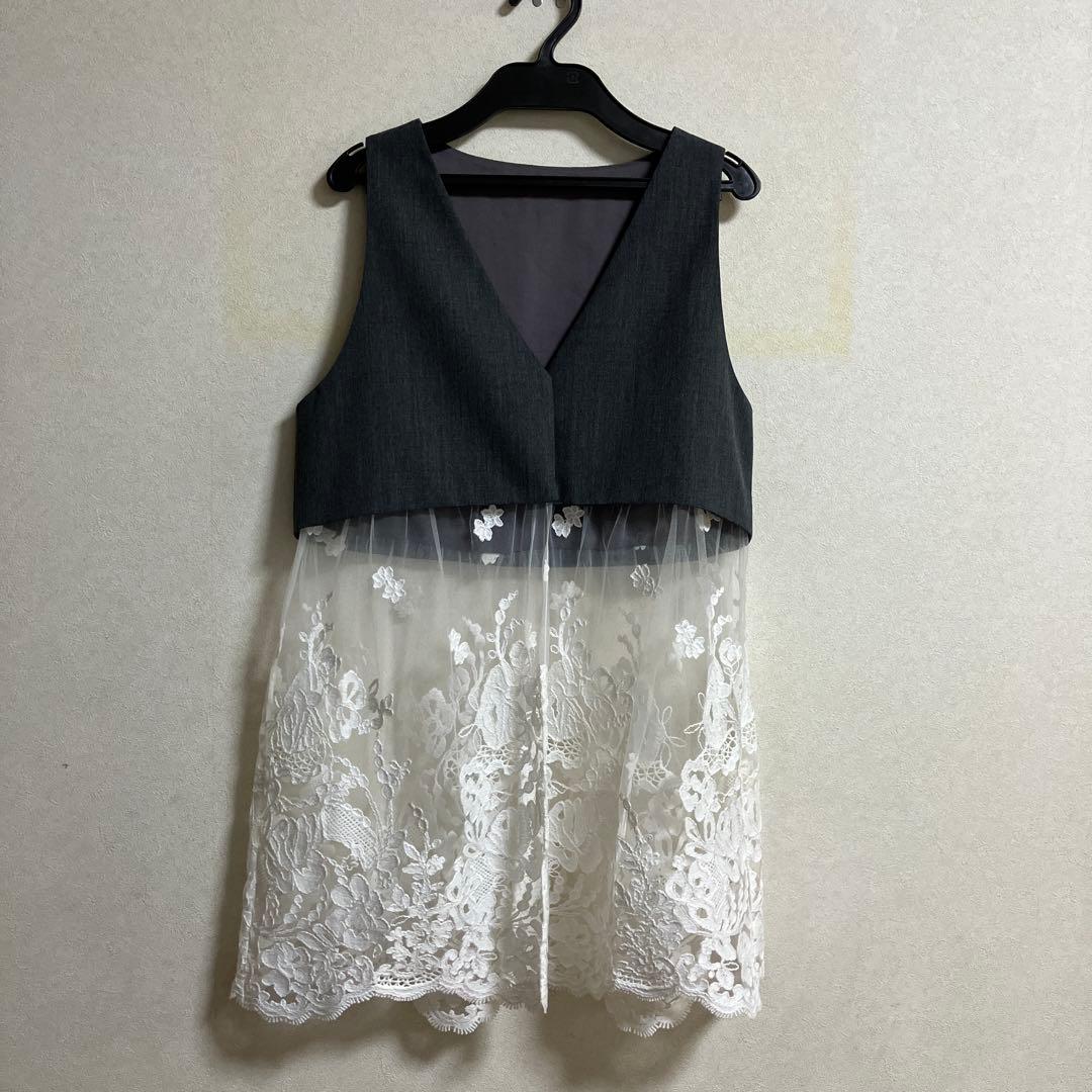 イエナ チュールレースノースリーブベスト