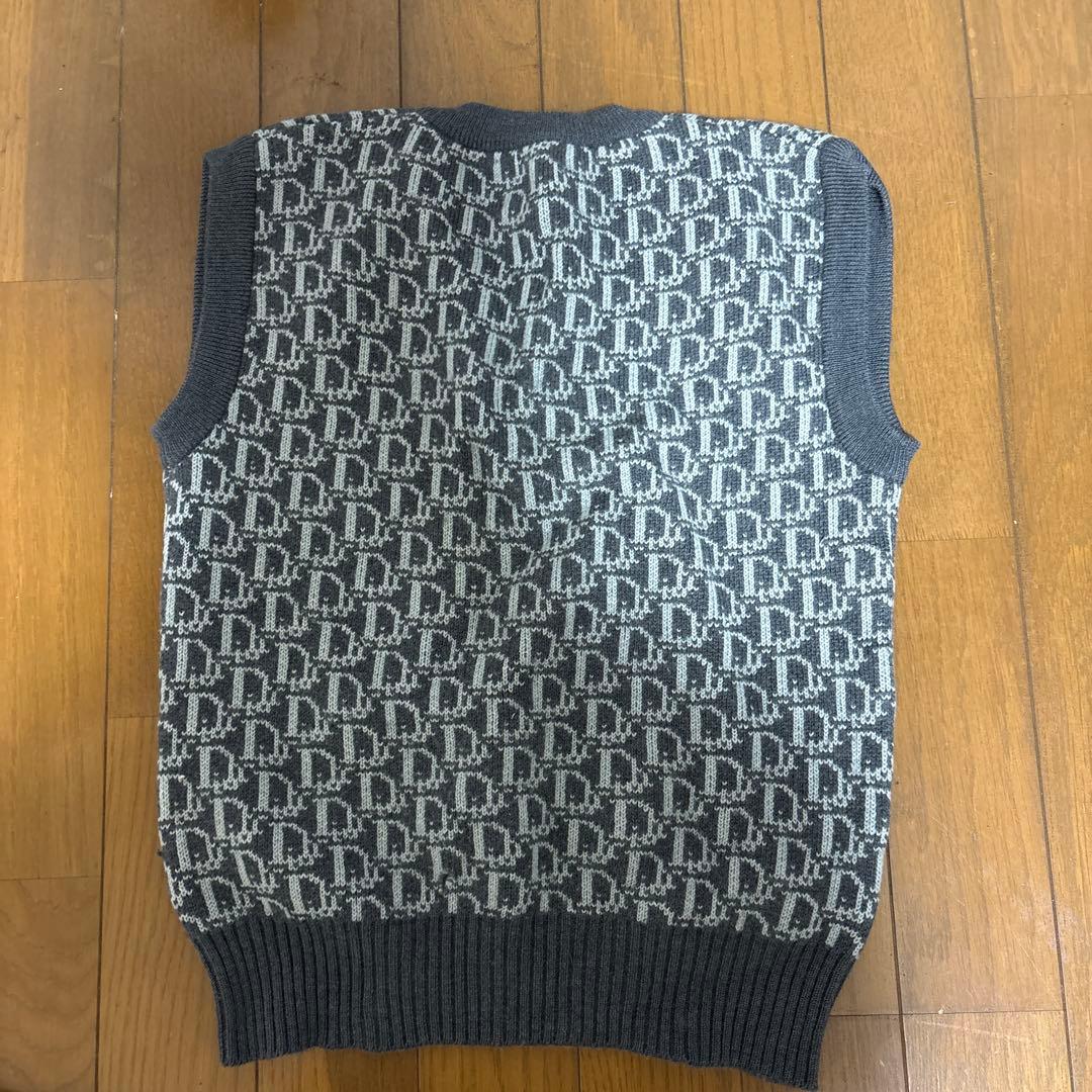 Christian Dior Vネックニットベスト M