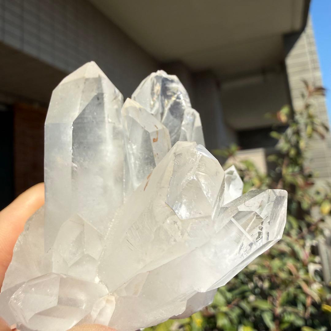 自然色　水晶クラスター モリオン　13個セット　1kg 水晶　原石　自然石c1