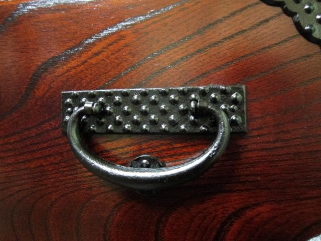 伝統工芸 欅材 拭き漆 南部鉄金具 №999 月雫8号 民芸 岩谷堂箪笥 鍵付き