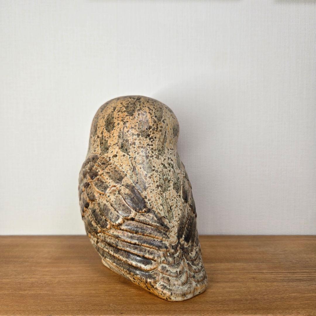 リサラーソン（Lisa Larson）フクロウ 陶器 置物