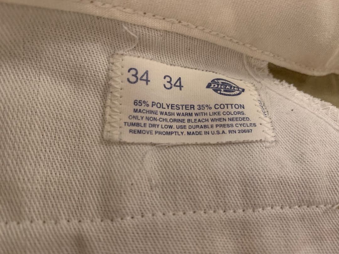 美品 90s Dickies USA製 W34 ベージュ