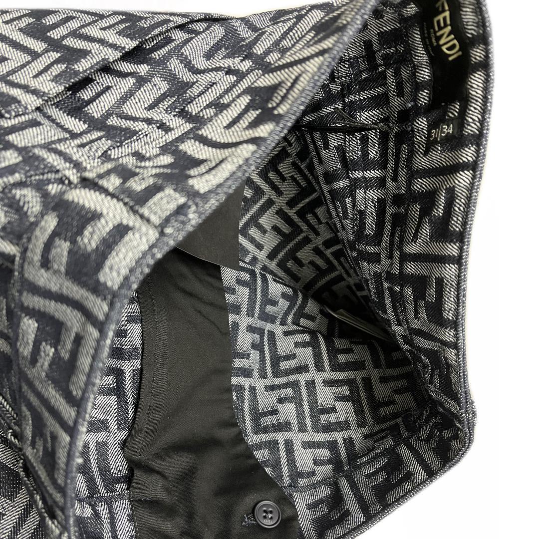 新品 FENDI FLP307 AMZ3 F0ZNZ FFデニム パンツ 33