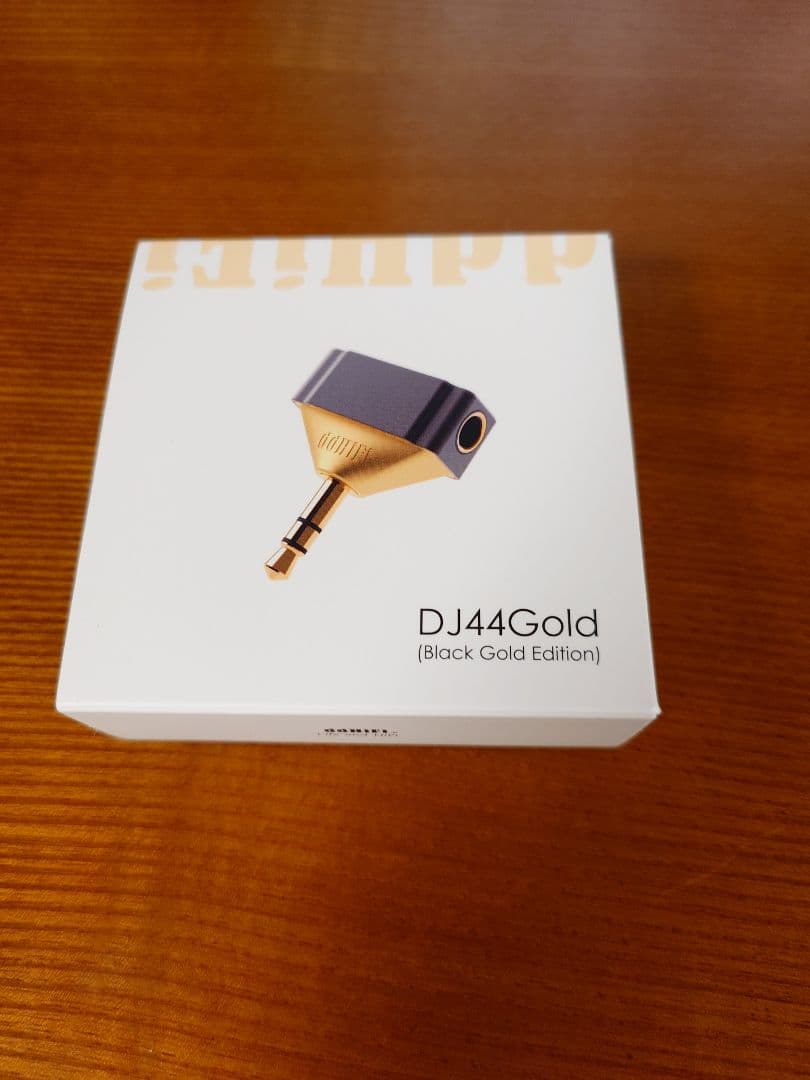 ddHiFiDJ44Gold正規品新品4.4mmジャック⇒3.5mm変換アダプタ