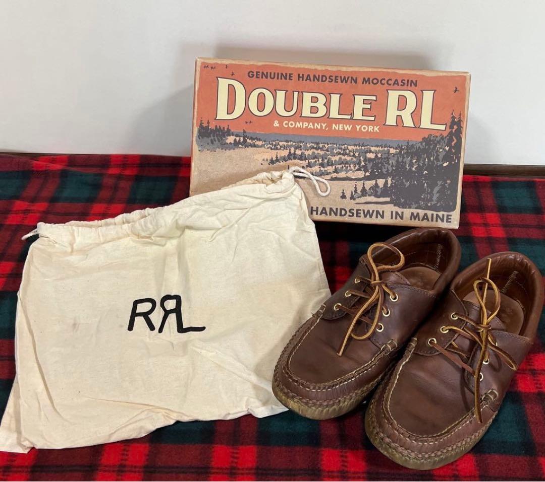 ダブルアールエル RRL ハンドソーンモカシン　10D アメリカ製