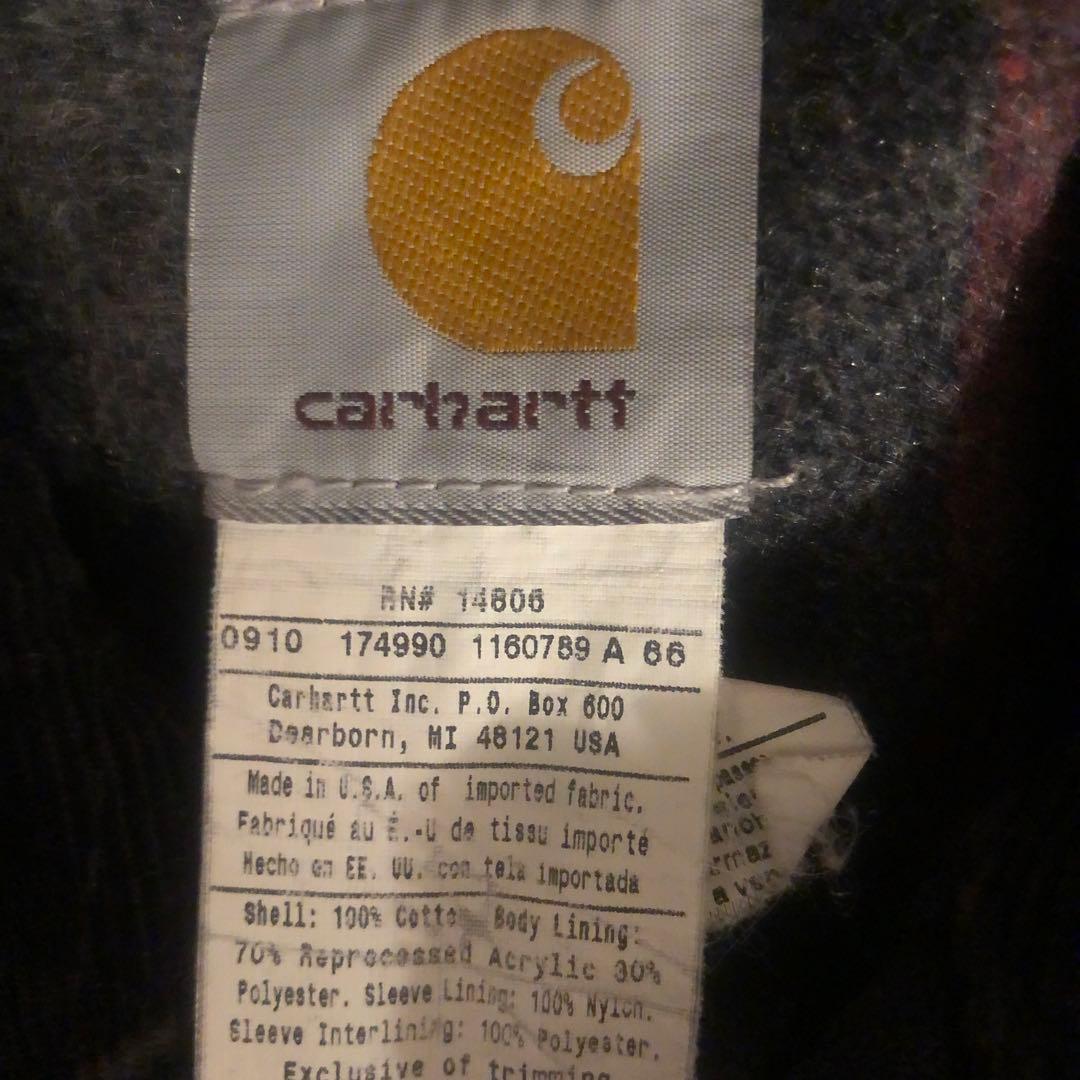 80' Carhartt BLACK デトロイトジャケット　USA製　40