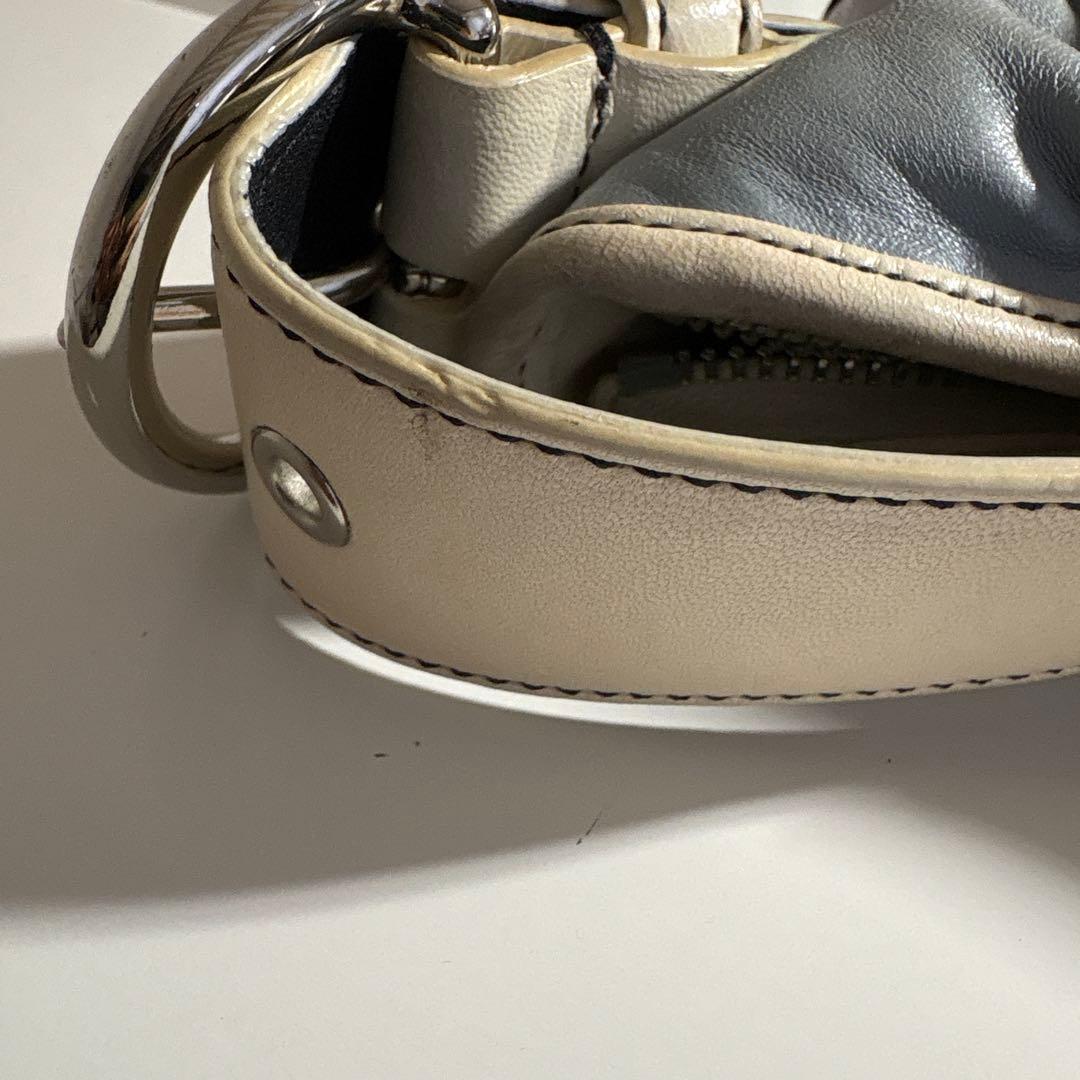 COACH ライトブルー ショルダーバッグ