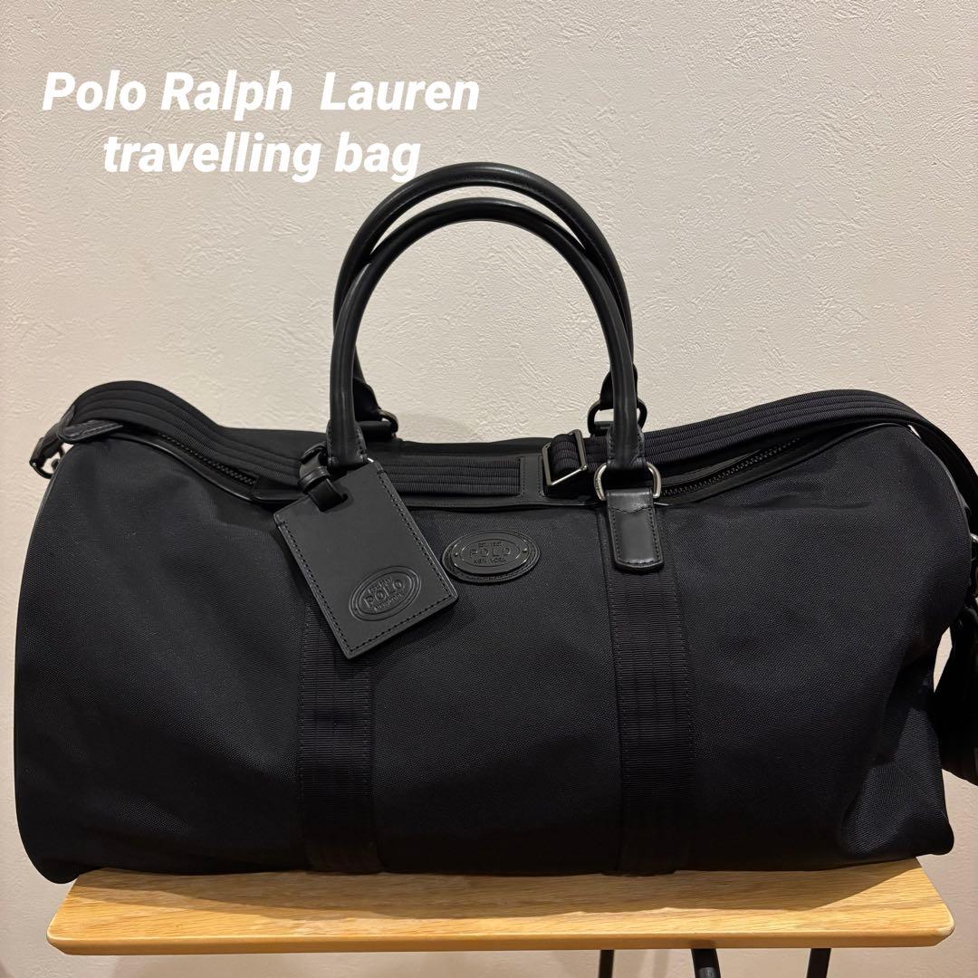 【希少】POLO RALPHLAUREN ボストンバッグ レザーナイロン2way