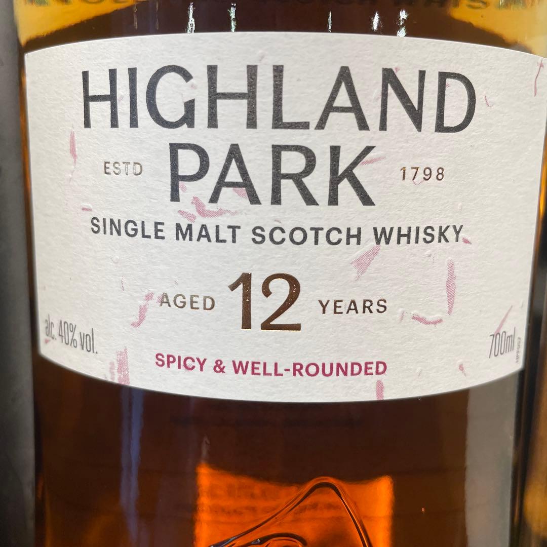 ハイランドパーク12年 700mlまとめて6本。