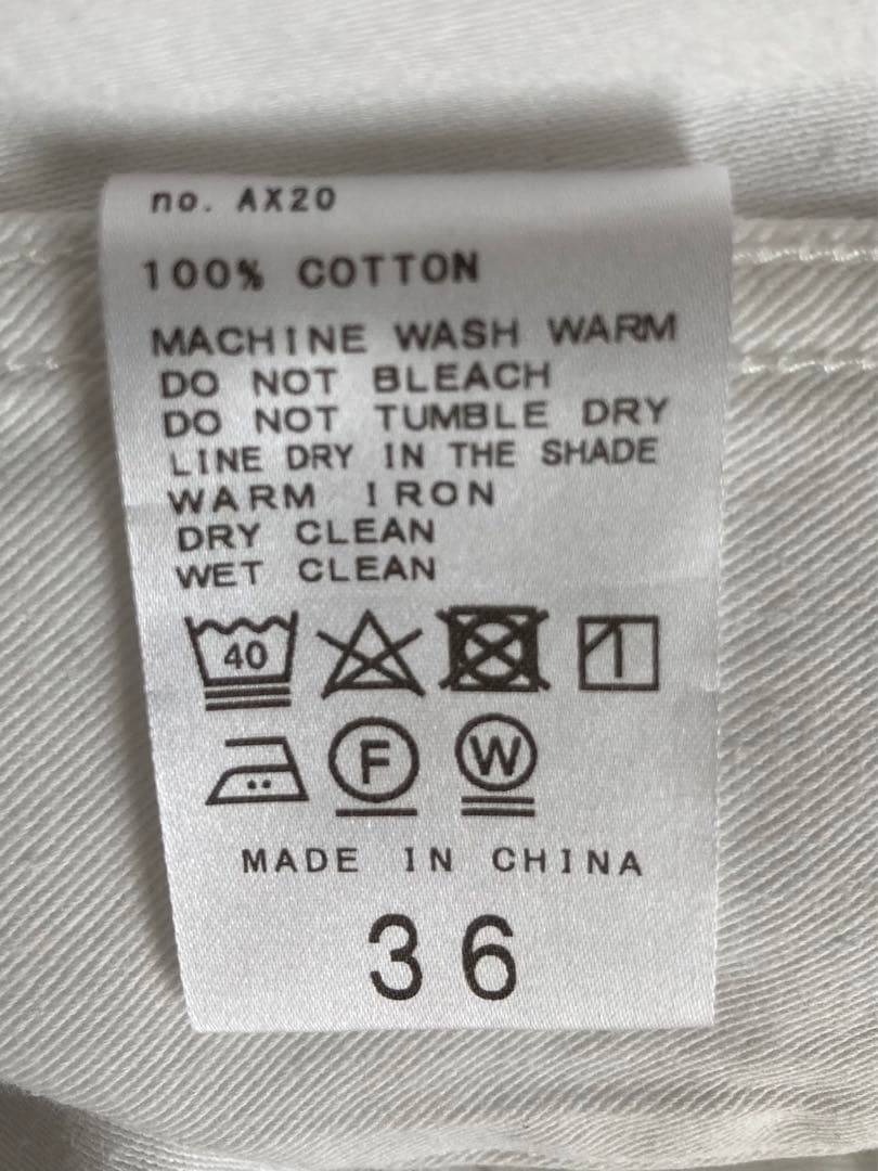 MUSE deドゥーズィエムクラス　ハーフパンツ　36 ホワイト