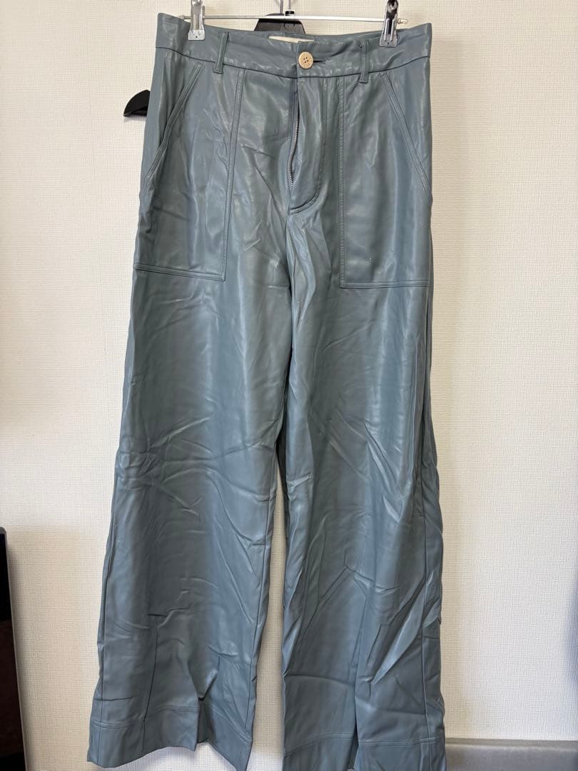 【orimi】 23aw big big slacks leather