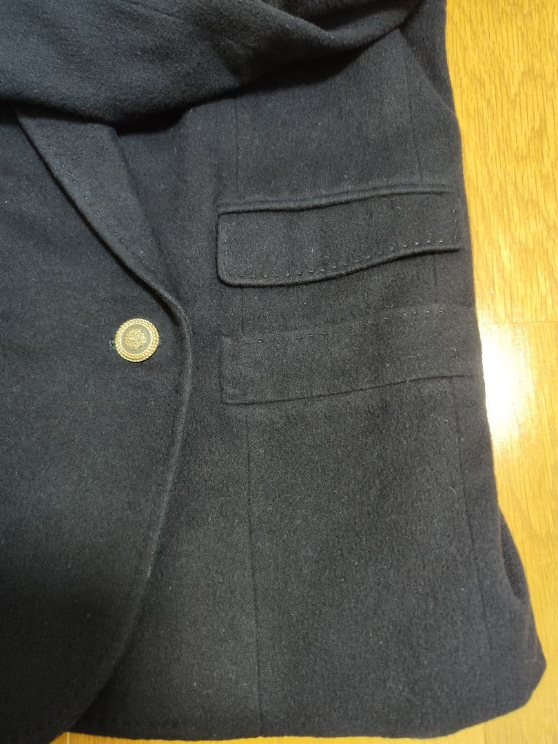 【高級素材美品】カシミヤ100% ジャケット ブレザー 裏地デザインありユニセッ