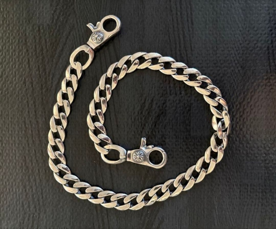 ウォレットチェーン　925刻印有　クロス