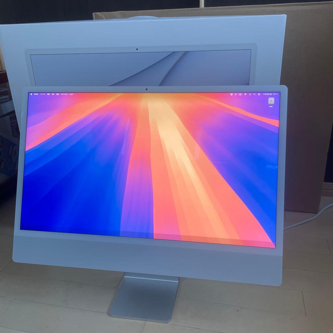 Apple iMac 24インチ M1 16GB /1TB 　画面小訳あり