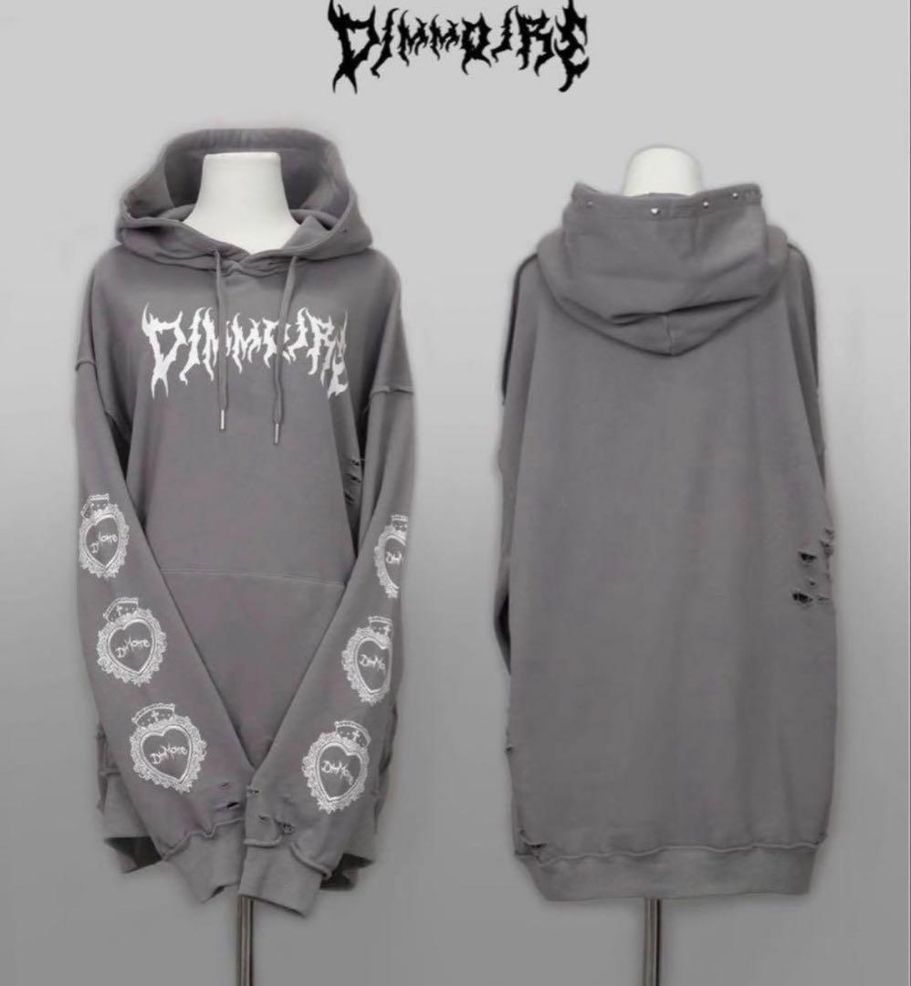 dimmoire パーカー　グレー