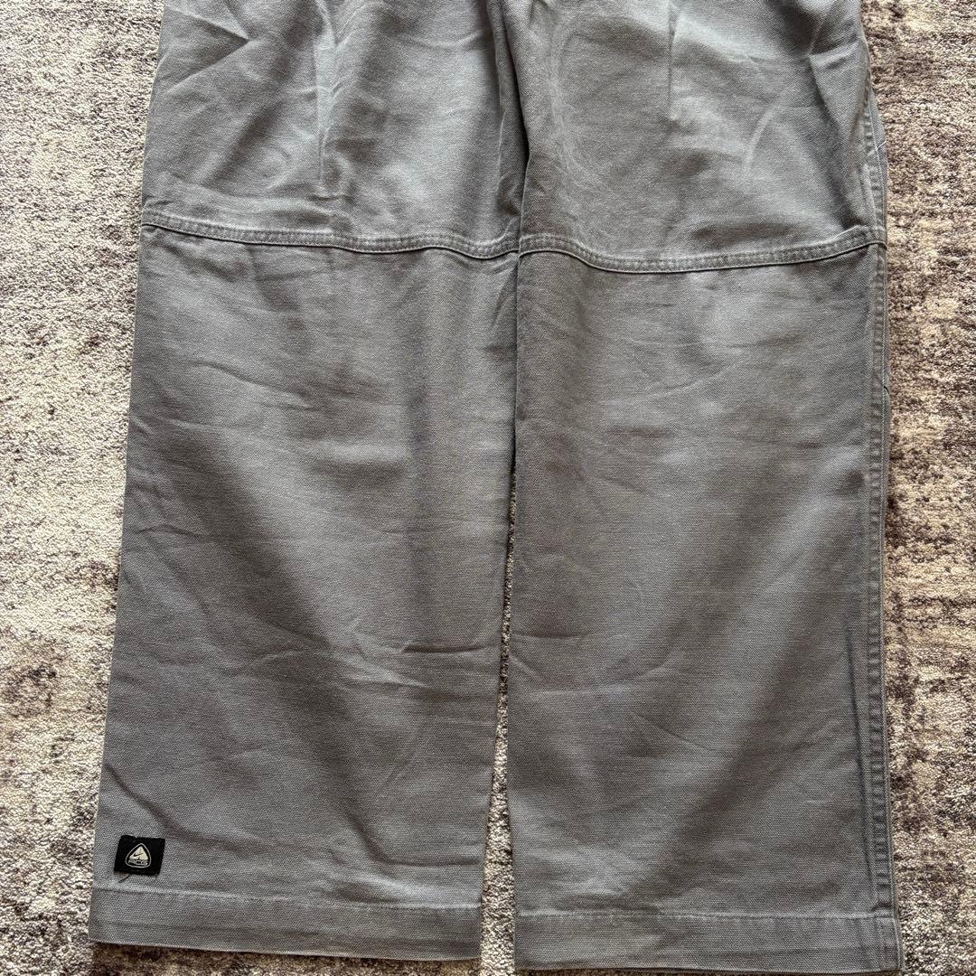 00s nike acg ダック地 ダブルニー ワークパンツ アイスグレー
