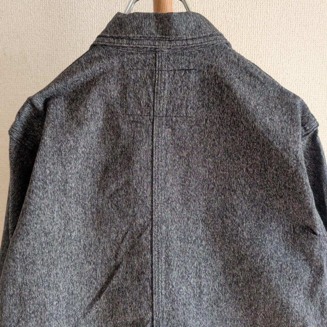 シュガーケーン 9oz. ブラックコバート ワークコート カバーオール M