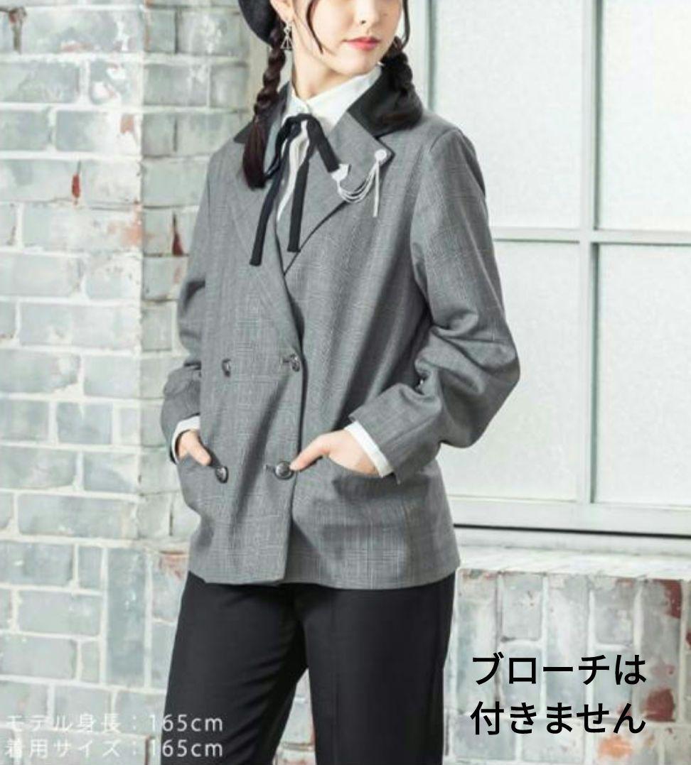 【美品】アリサナ　卒服　卒業式　165　フォーマルパンツスーツ　グレンチェック