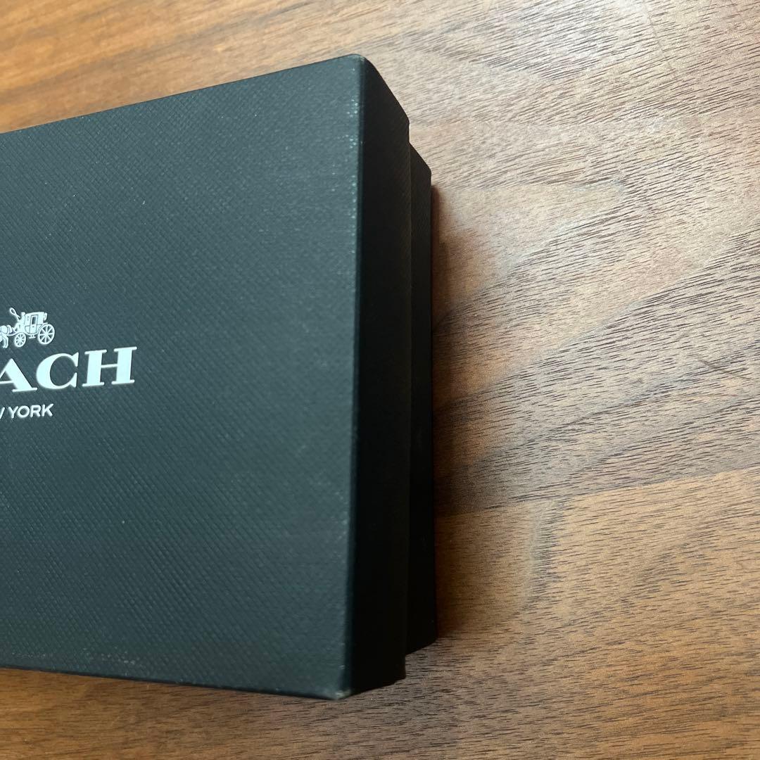 coach ブラウンレザー 名刺入れ　cs003