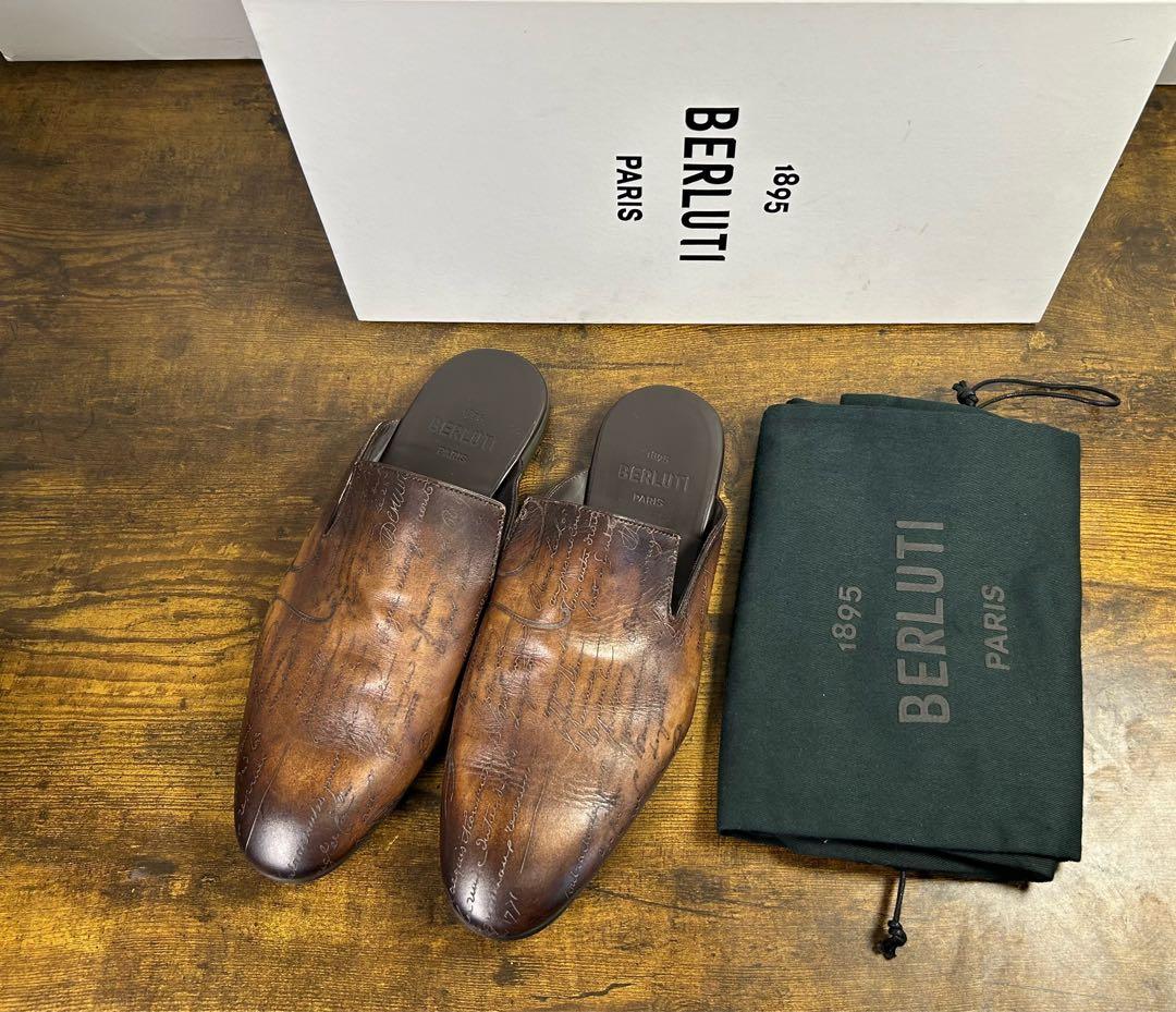 美品　22.4万円　BERLUTI サイラス ミュール　スリーパー　8