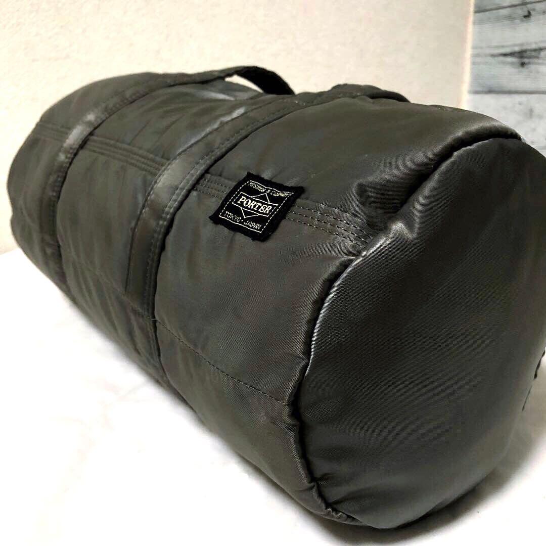 超美品✨希少 ポータータンカー ミニダッフル ボストンバッグLグレー 吉田カバン