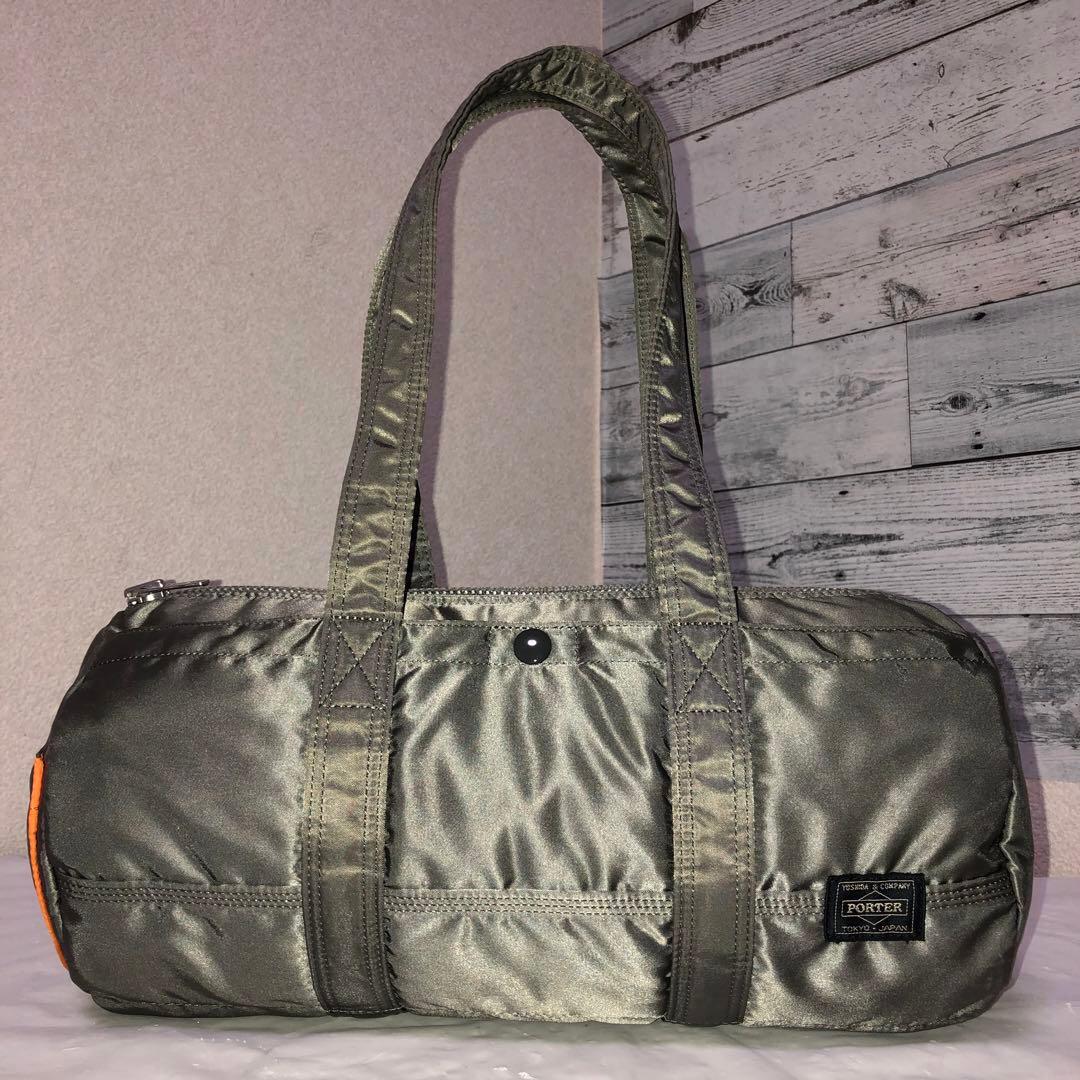 超美品✨希少 ポータータンカー ミニダッフル ボストンバッグLグレー 吉田カバン