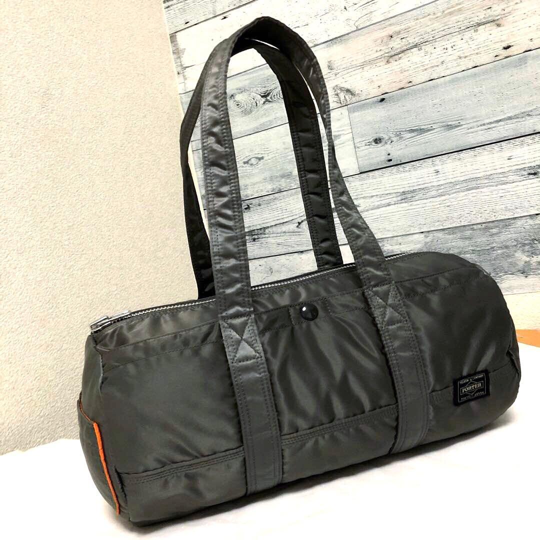 超美品✨希少 ポータータンカー ミニダッフル ボストンバッグLグレー 吉田カバン