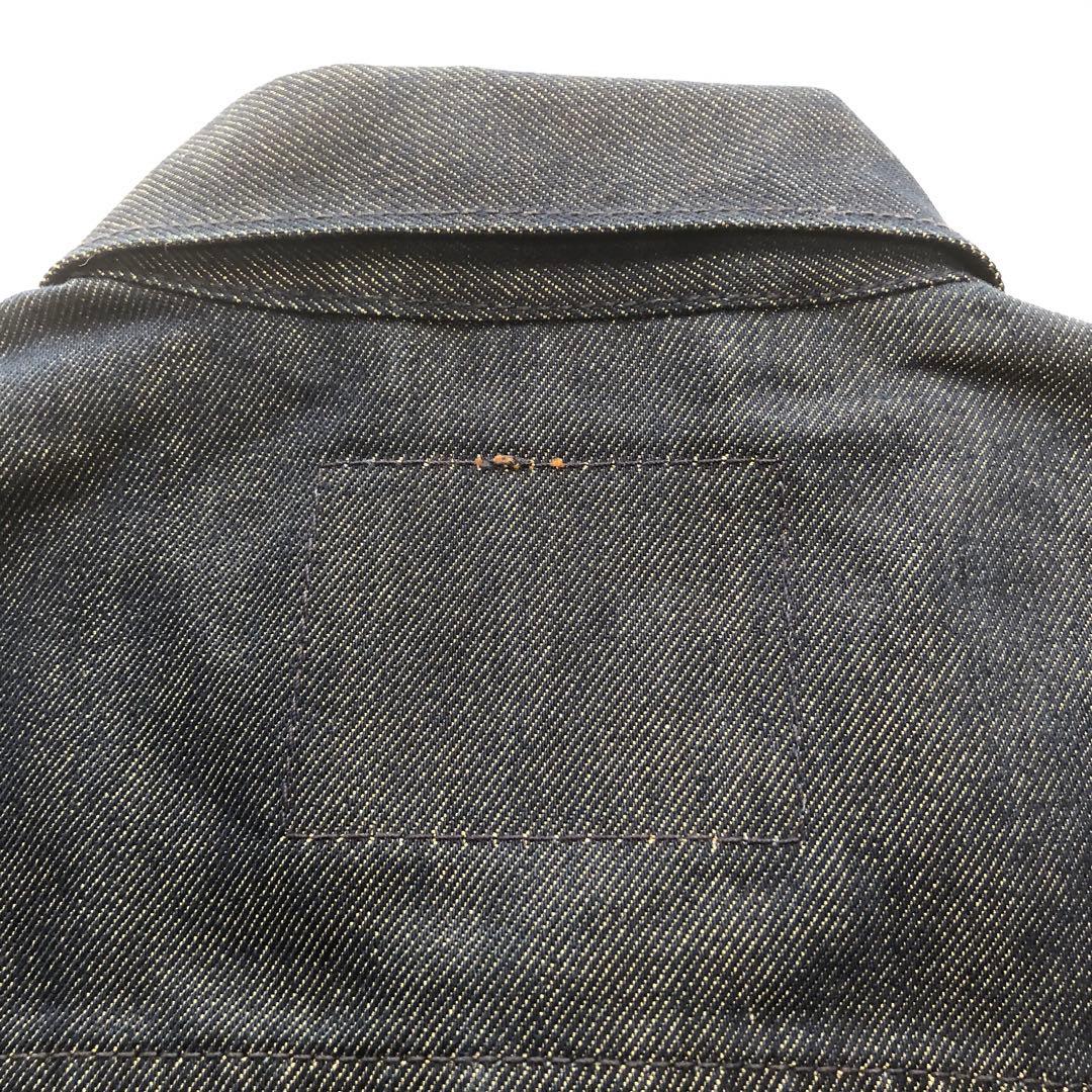 未使用【Levi's リーバイス】 デニムジャケット／金糸・金ボタン仕様 S