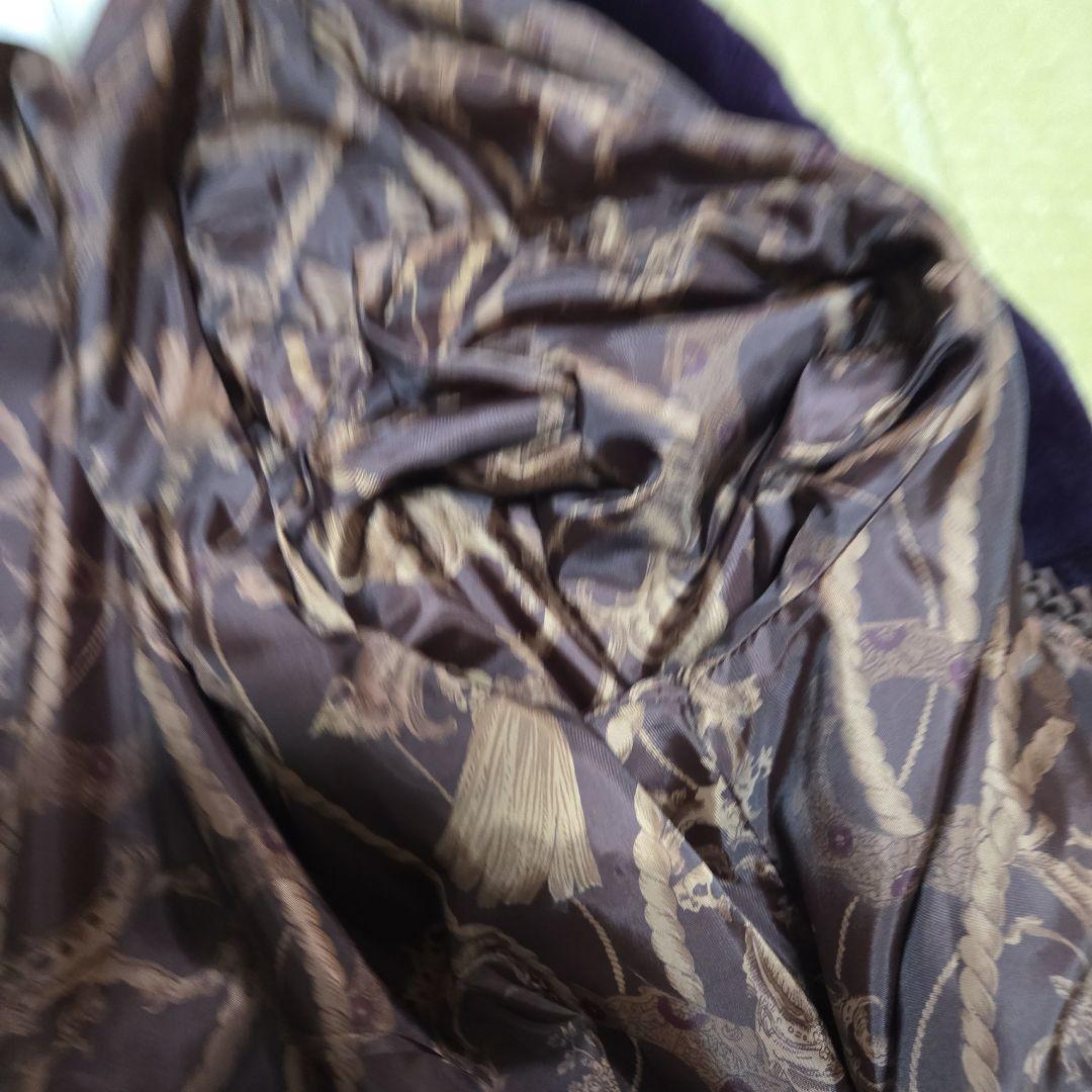 PIERRE BALMAIN×SAGAMINK シェアードミンク パープル 総柄