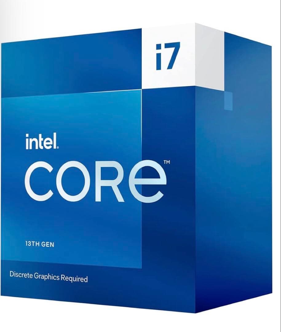 Intel Core i7-13700F CPU 動作確認済み