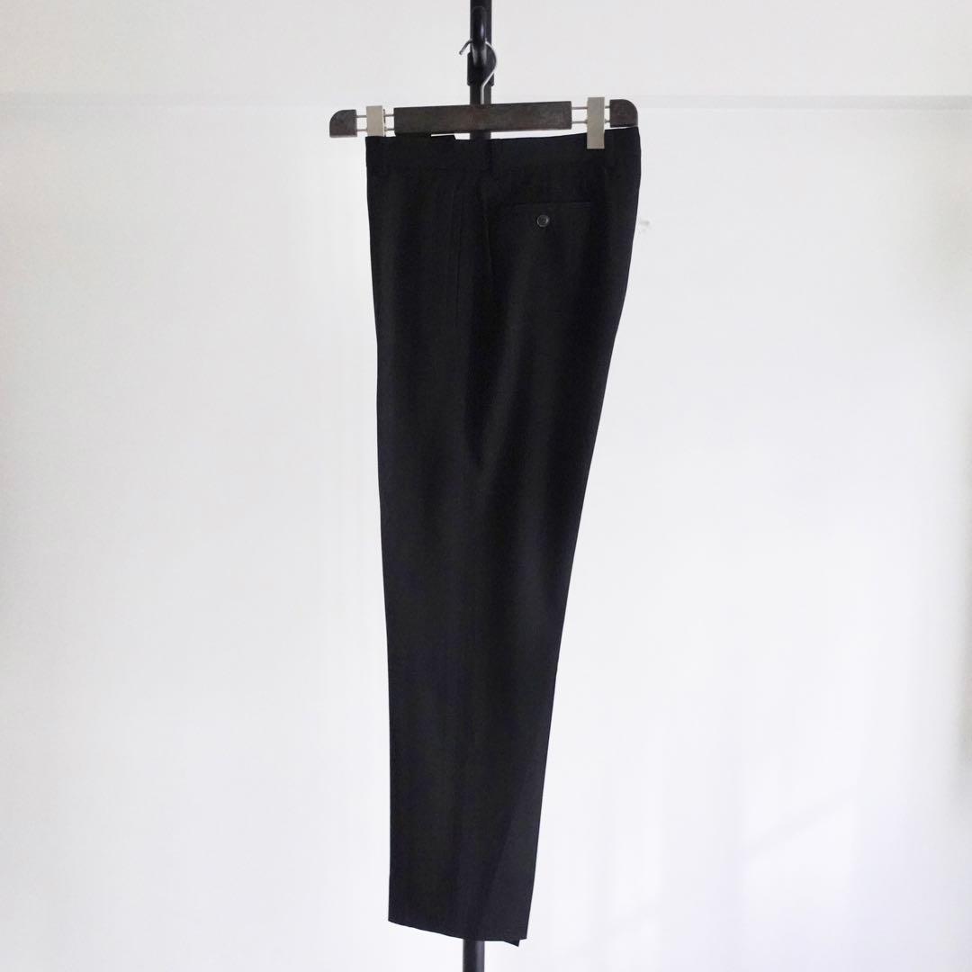 GIORGIO ARMANI ブラック　ソフトスラックス　イタリア製