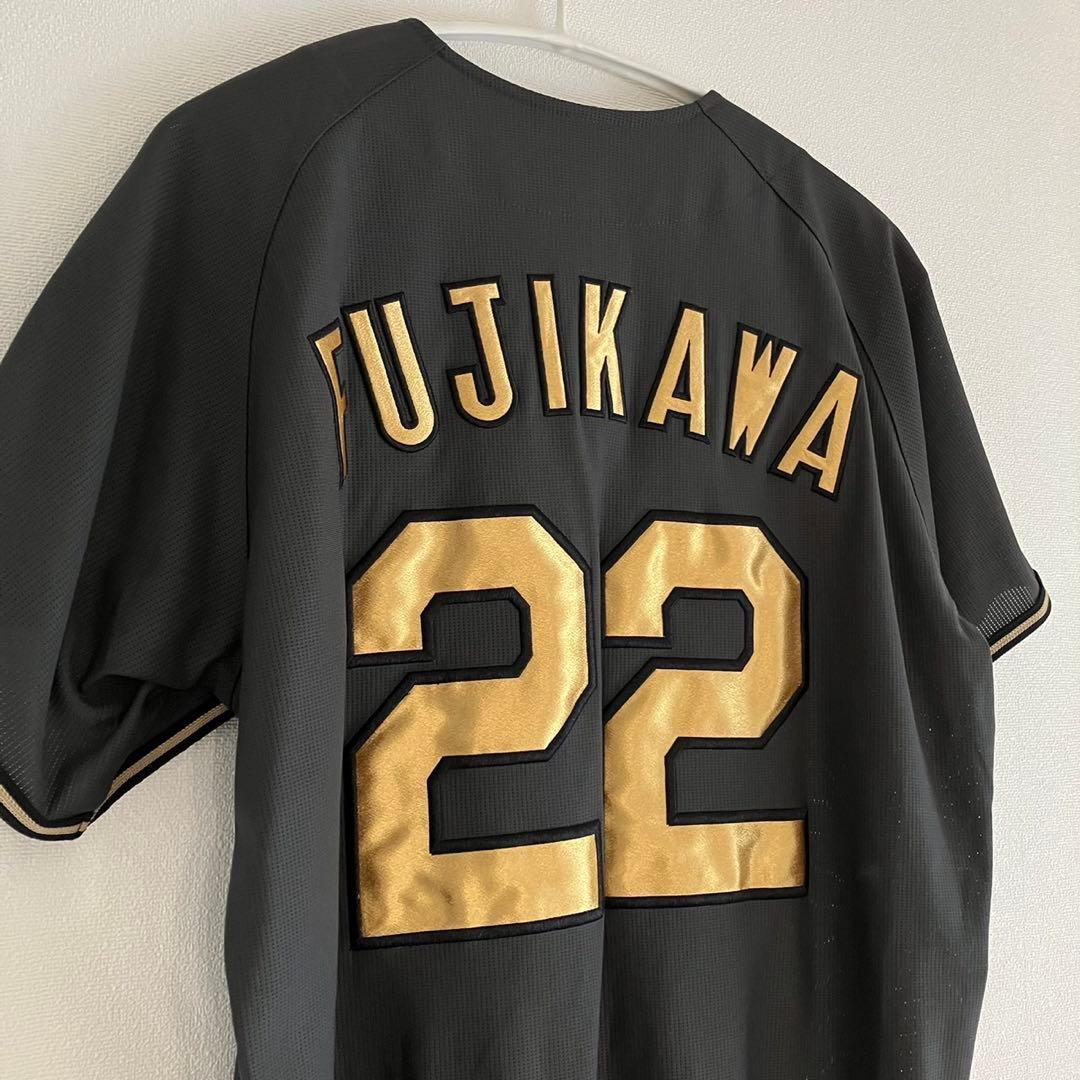 完売品 阪神タイガース ブラックダイナマイト ユニフォーム 藤川 22 L