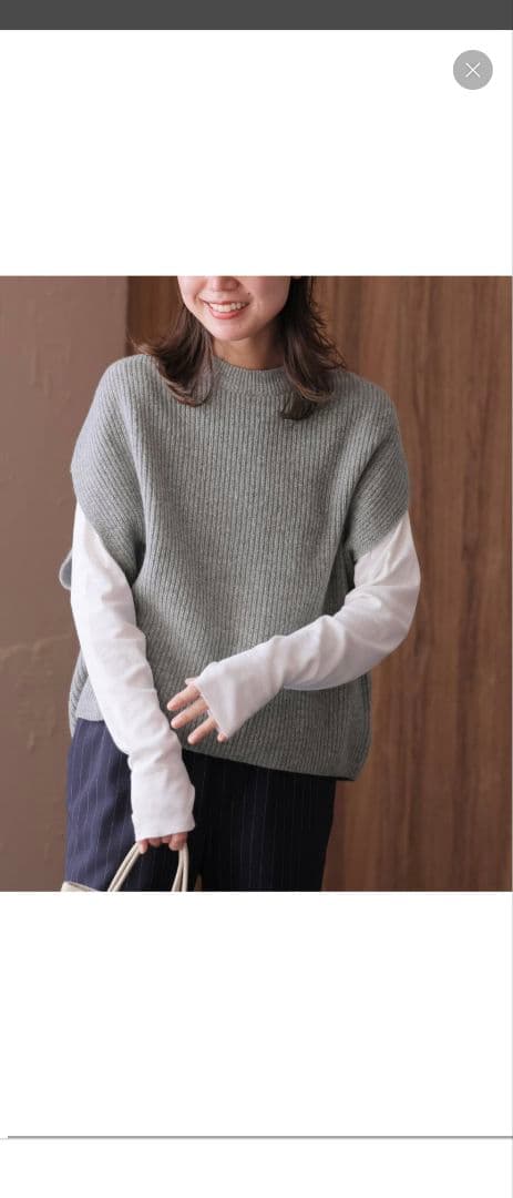 ジャーナルスタンダードレリューム　ハミルトンウール畔ベスト