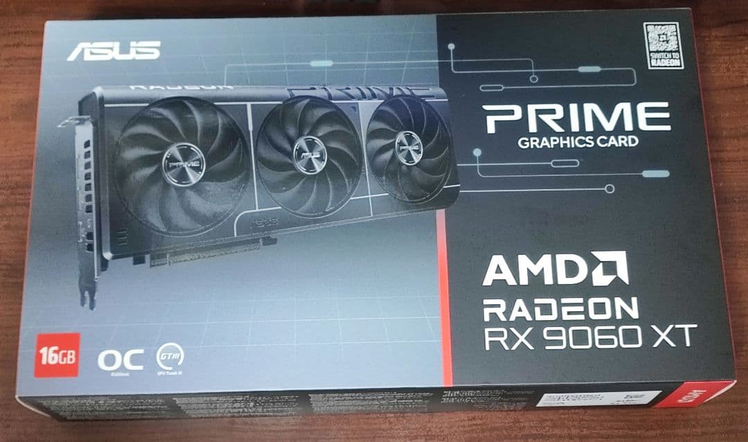 グラフィックボード・グラボ・ビデオカード ASUS RX 9060 XT 16GB