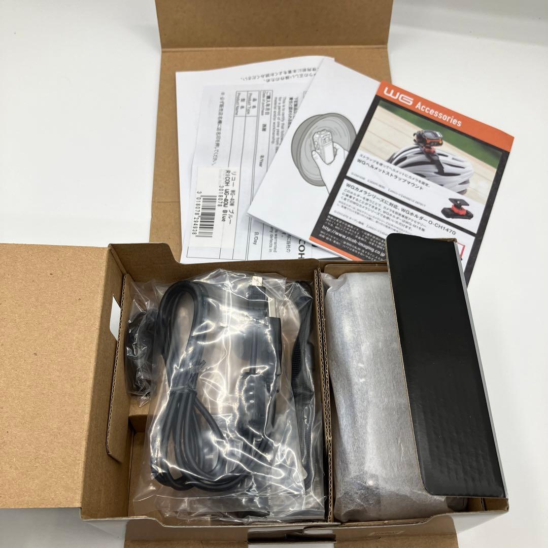 未使用　RICOH WG-40W 防水・耐衝撃デジタルカメラ リコー　ブルー