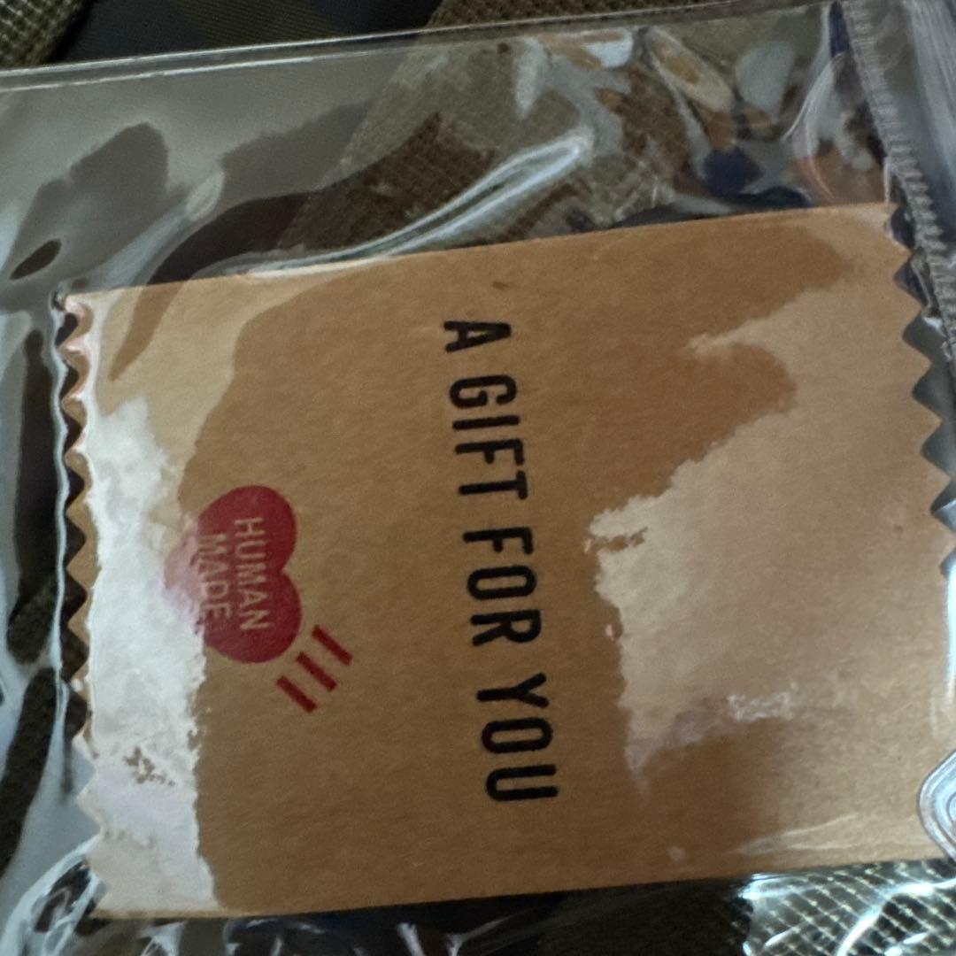 HUMAN MADE カーキ バックパック カラビナ付き