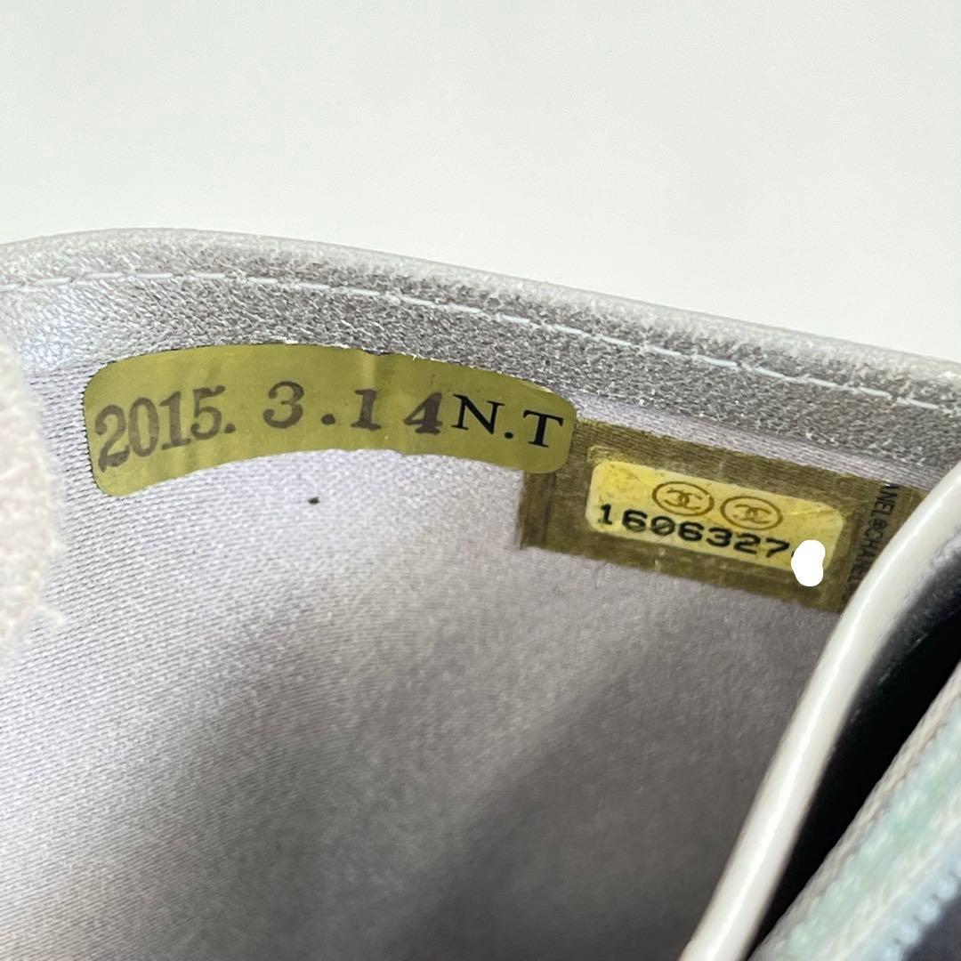 CHANEL 長財布 ココマーク カメリア フラワーエンボス ブラック レザー