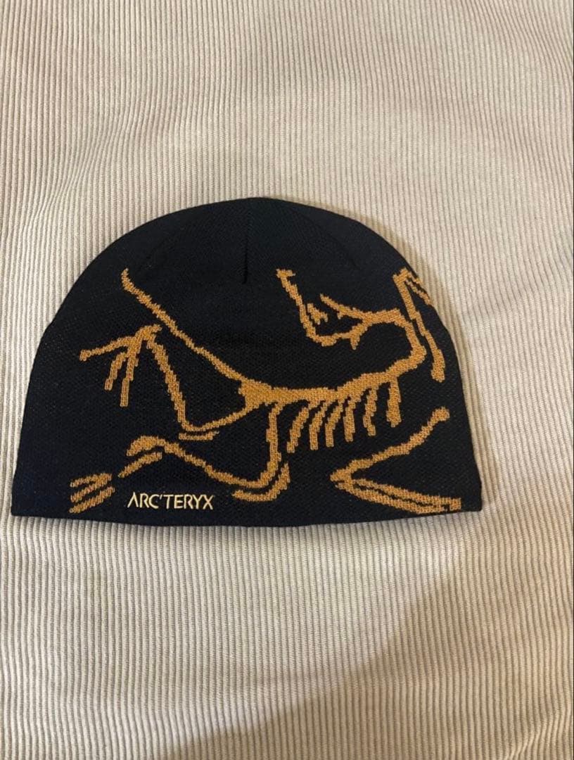 ARC'TERYX ニット帽 S/M 黒/茶