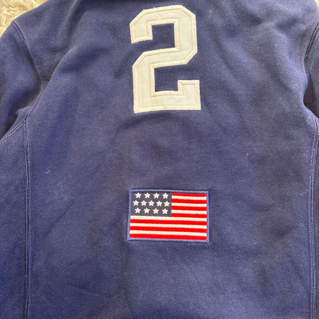 ラルフローレン USAフラッグ ビッグポニージップアップパーカー