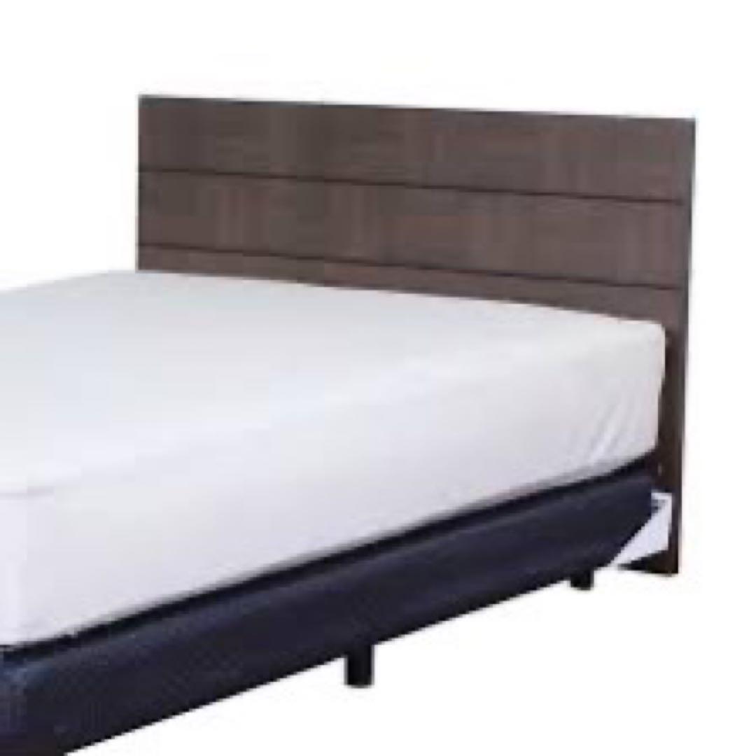 【さや】大塚家具 シングルベッドフレーム ダークブラウン