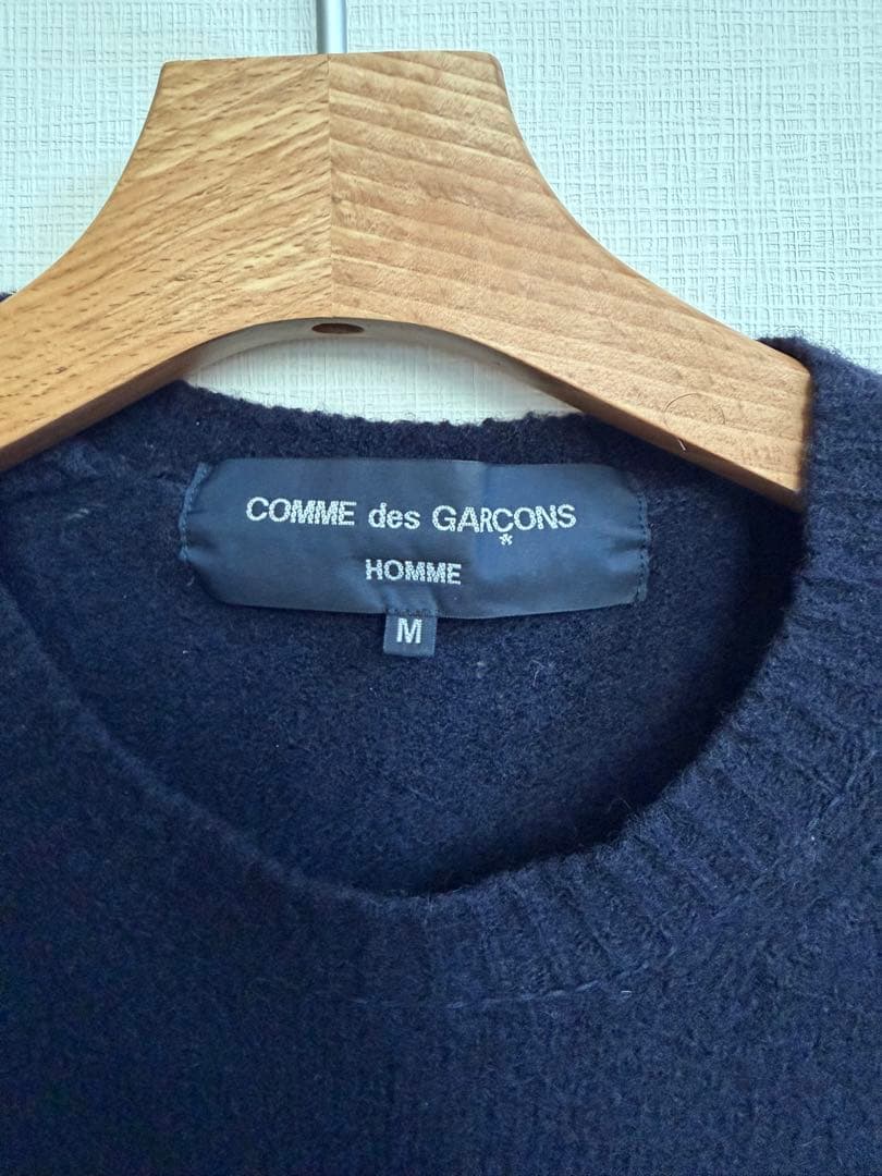 COMME des GARÇONS ネイビー ニット M